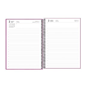 AGENDA EXECUTIVA ESPIRAL DIÁRIA SPOT FEMININA M9 TILIBRA