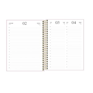 AGENDA EXECUTIVA ESPIRAL DIÁRIA VANILLA M7 TILIBRA