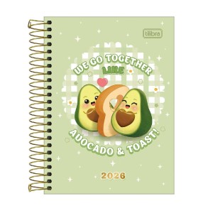 AGENDA ESPIRAL DIÁRIA ABACUTE M3 TILIBRA