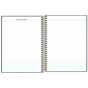 PLANNER ESPIRAL CAMBRIDGE DENIM TILIBRA