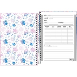 CADERNO ESPIRAL CAPA DURA 1/4 WONDER 80 FOLHAS TILIBRA