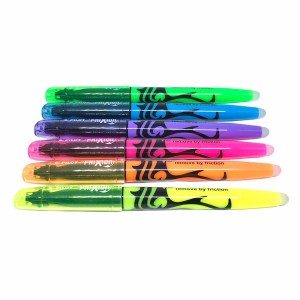 KIT CANETA MARCA TEXTO FRIXION LIGHT NEON 6 CORES PILOT