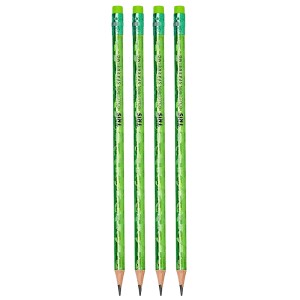 KIT 4 LÁPIS PRETO COLLECTION SPARKLING VERDE BRILHANTE TRIS