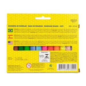 MASSINHA DE MODELAR SOFT 15 CORES ACRILEX
