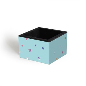 PORTA-CLIPS CORAÇÕES HOLOGRÁFICOS FINA IDEIA