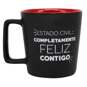 CANECA BUCK 400ML FELIZ CONTIGO ZONA CRIATIVA