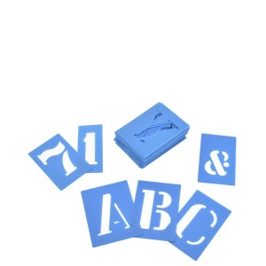 LETRAS E NÚMEROS VAZADOS 35MM BUDEPLAST