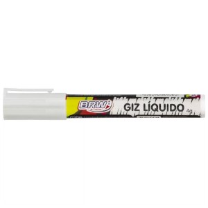 GIZ LÍQUIDO 6MM  BRANCO 4GR BRW