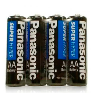 PILHA AA SUPER HYPER COM 4 UNIDADES PANASONIC